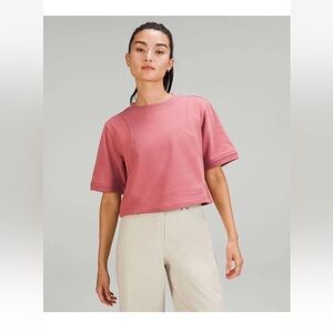 Lululemon Shirt Womens Brier Rose Cotton French Terry Swift T-Shirt